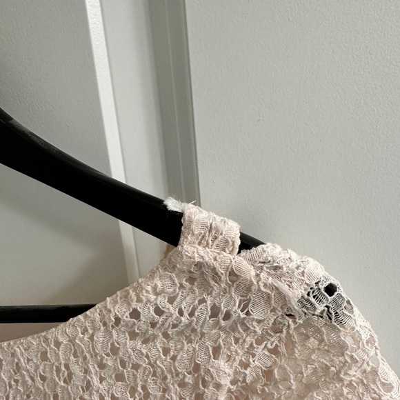 Zara Pink‎ Lace Dress XS - Picture 2 of 8